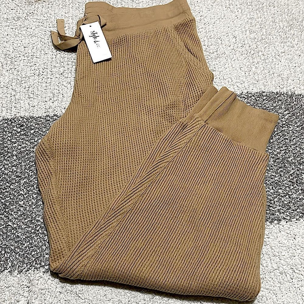 NWT- Style & Co.  - S & XL. Waffle Pajama Lounge Pant
